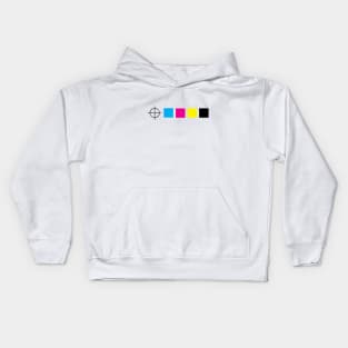 CMYK Calibration Marks Kids Hoodie